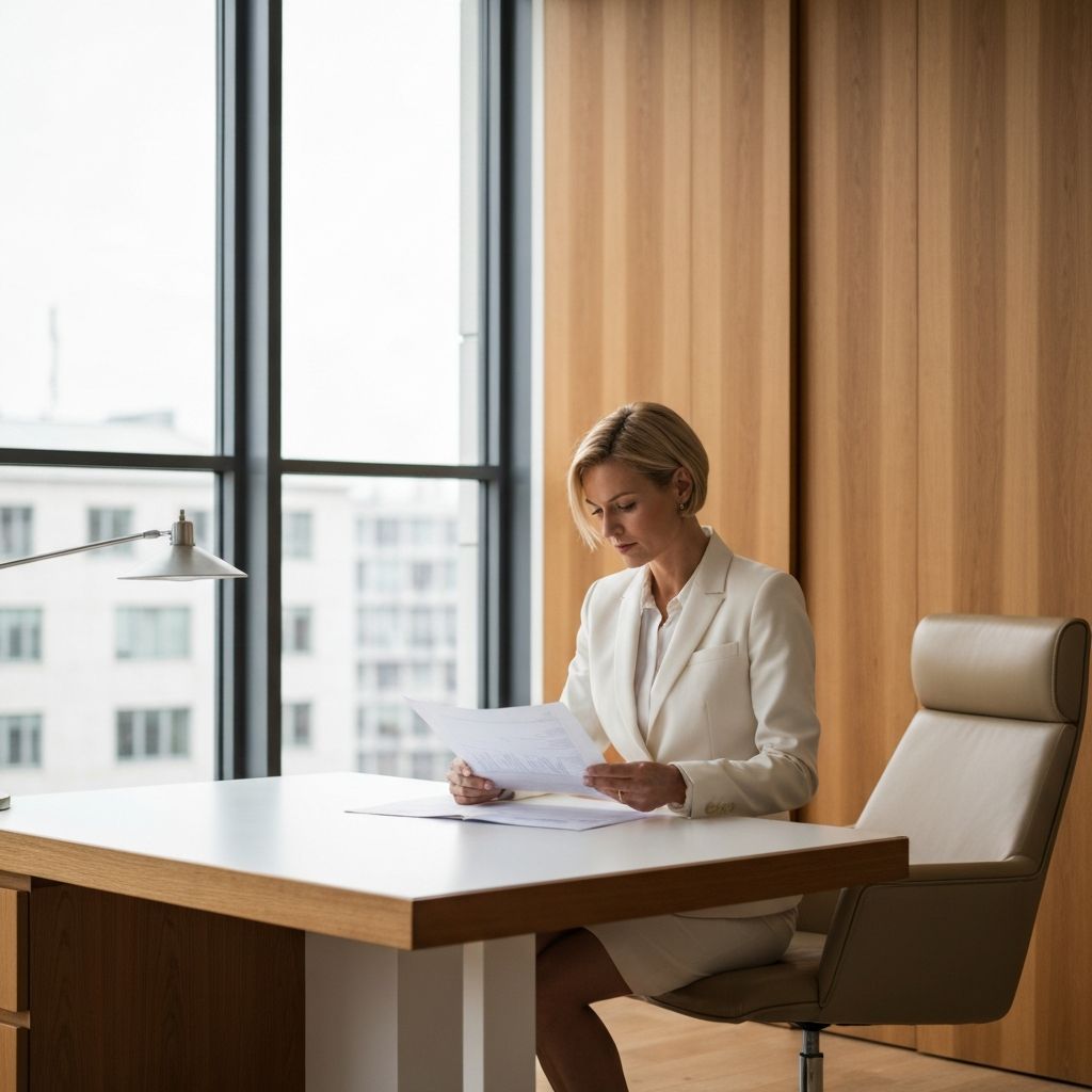 A professional reviewing a restrictive covenant